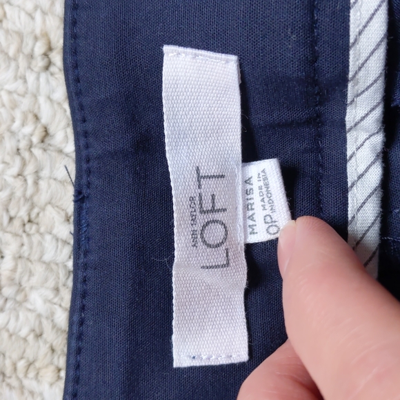 Loft Petite Riviera Pant, 0P, Navy Blue - Picture 2 of 6
